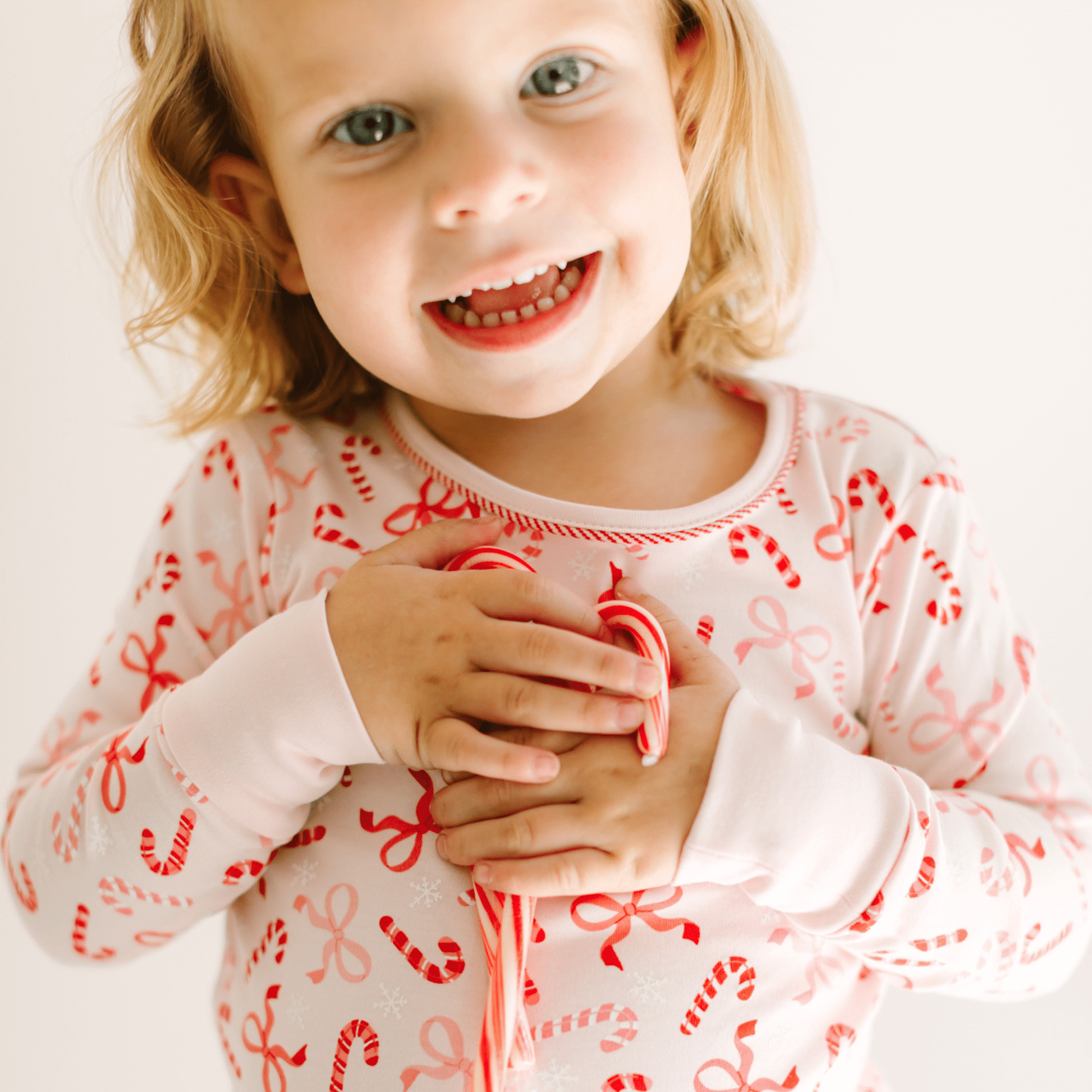 Candy Cane Lane Long Pajamas - Magnolia BabyLong Pajamas