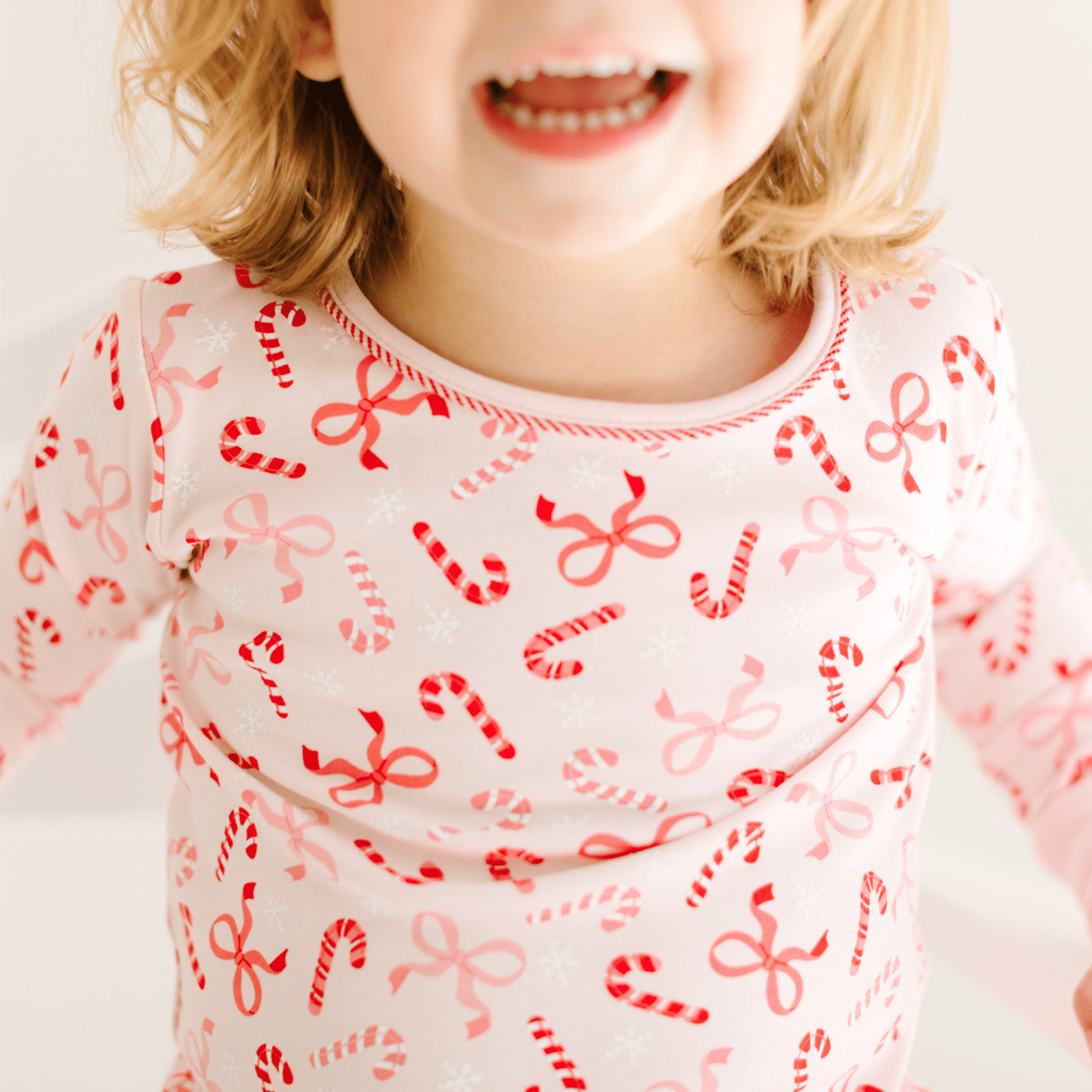 Candy Cane Lane Long Pajamas - Magnolia BabyLong Pajamas