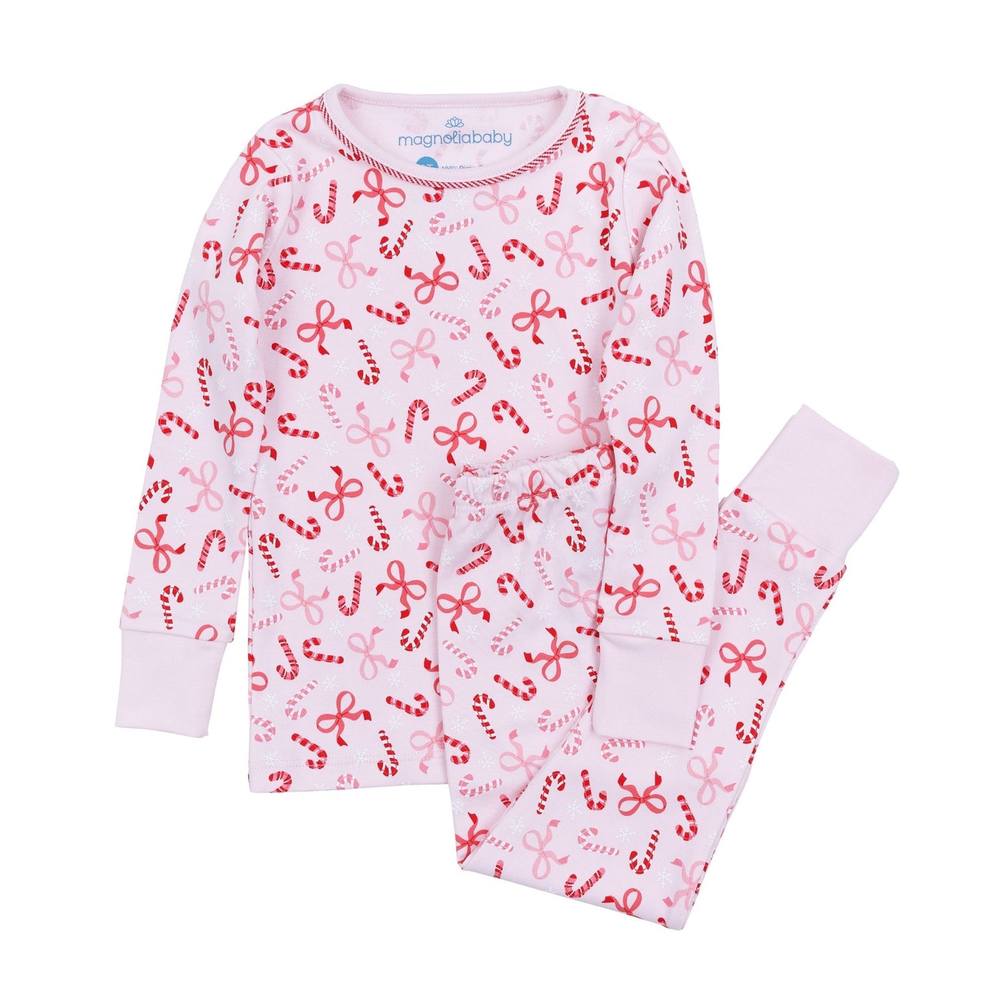 Candy Cane Lane Long Pajamas - Magnolia BabyLong Pajamas