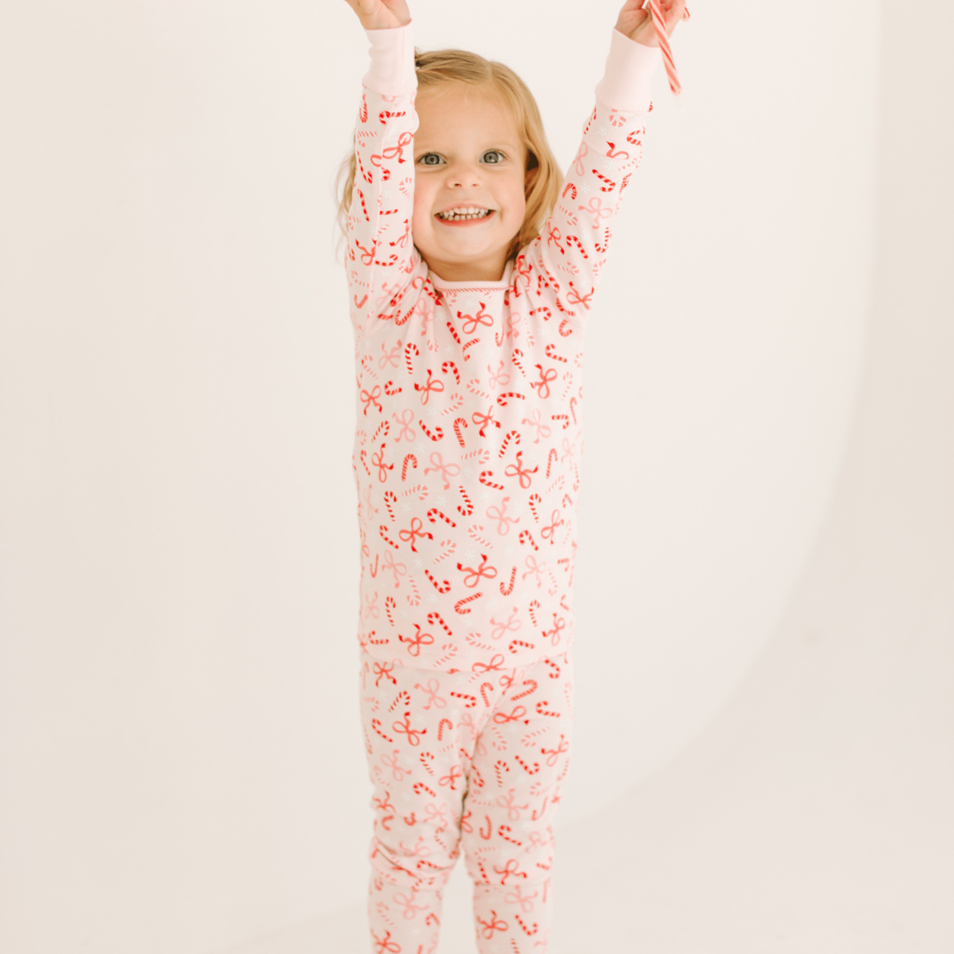 Candy Cane Lane Long Pajamas - Magnolia BabyLong Pajamas