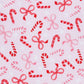 Candy Cane Lane Print Ruffle Zip Footie - Magnolia BabyFootie