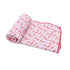 Candy Cane Lane Print Swaddle Blanket - Magnolia BabySwaddle Blanket