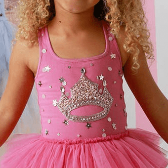 Candy Pink Tiara Tutu Dress - Magnolia BabyDress