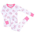 Carousel Long Pajamas - Pink - Magnolia BabyLong Pajamas