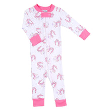  Carousel Zip Pajamas - Pink - Magnolia BabyZipper Pajamas