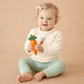 Carrot Hand Crocheted Rattle - Magnolia BabyRattle