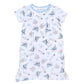 Catch Some Waves Short Sleeve Nightdress - Magnolia BabyNightdress