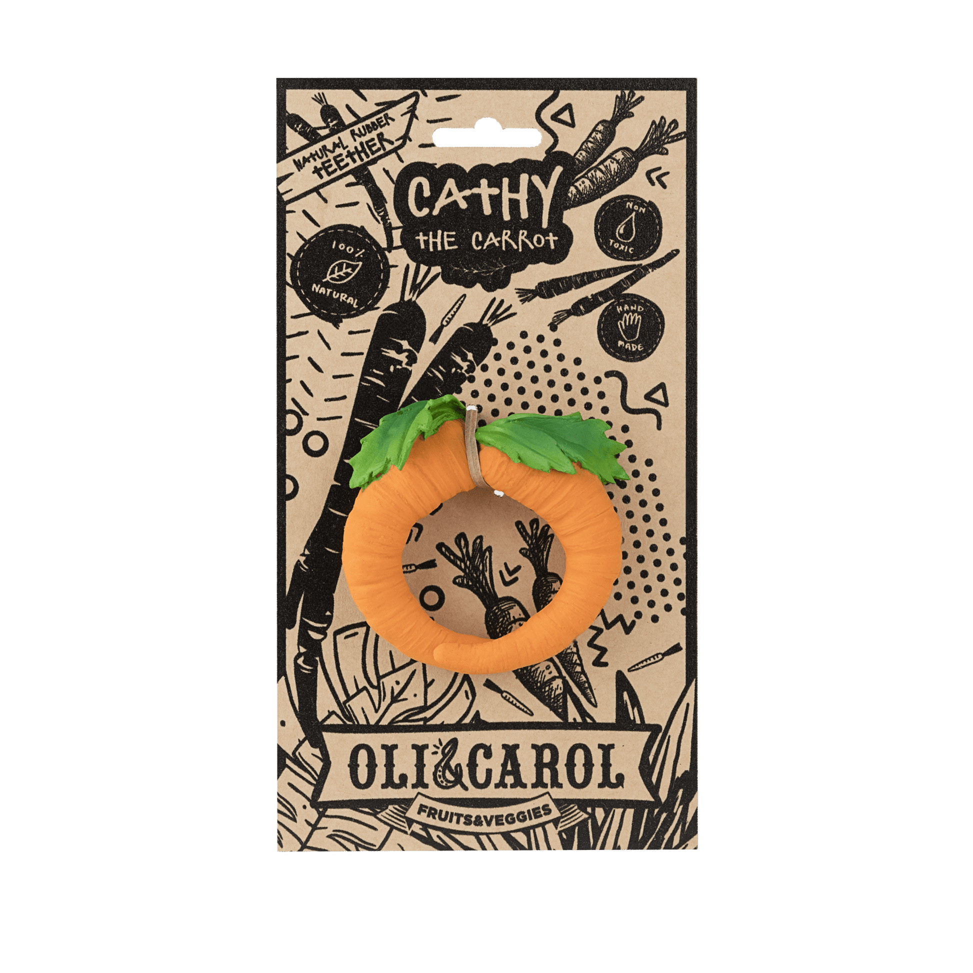 Cathy the Carrot - Magnolia BabyTeether