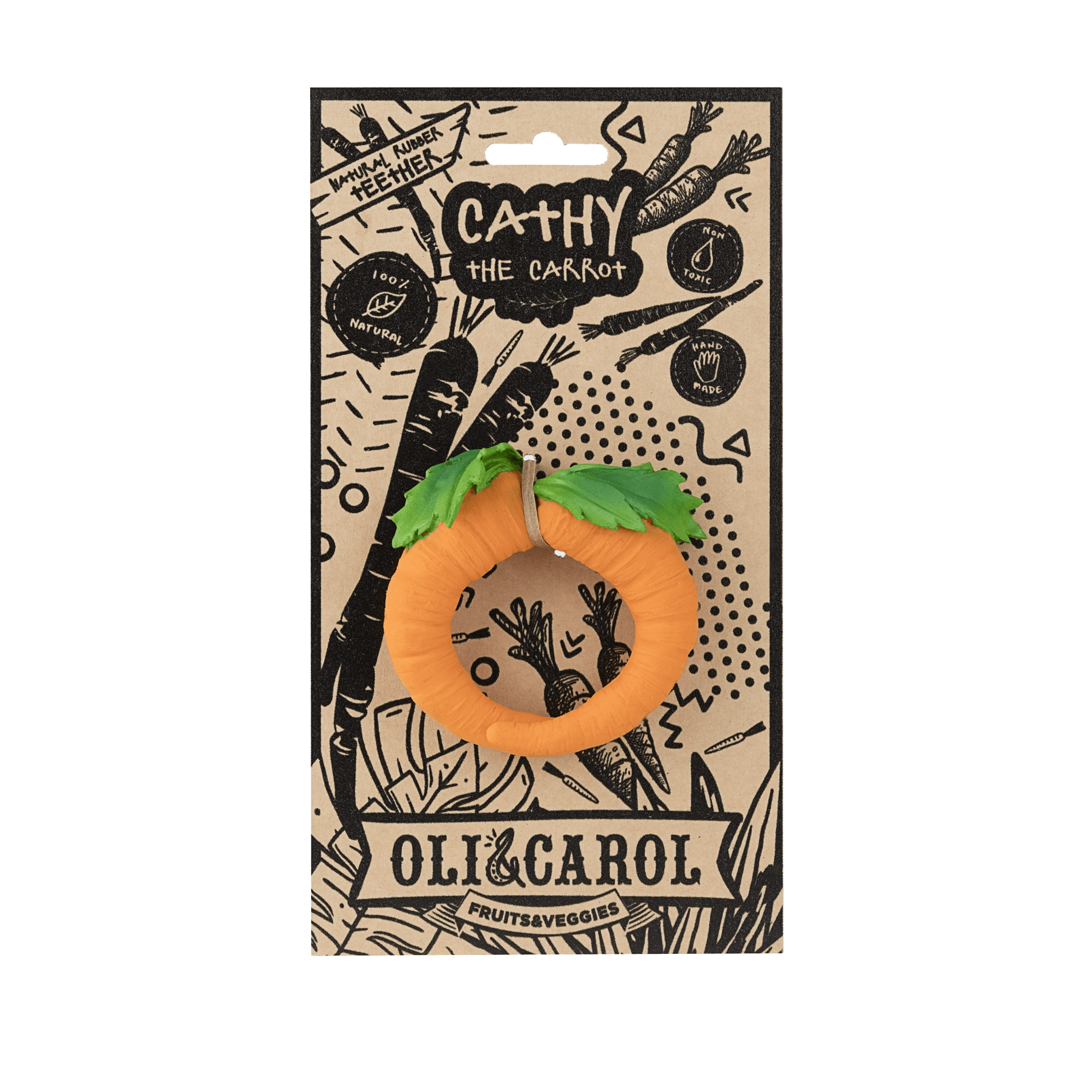 Cathy the Carrot - Magnolia BabyTeether