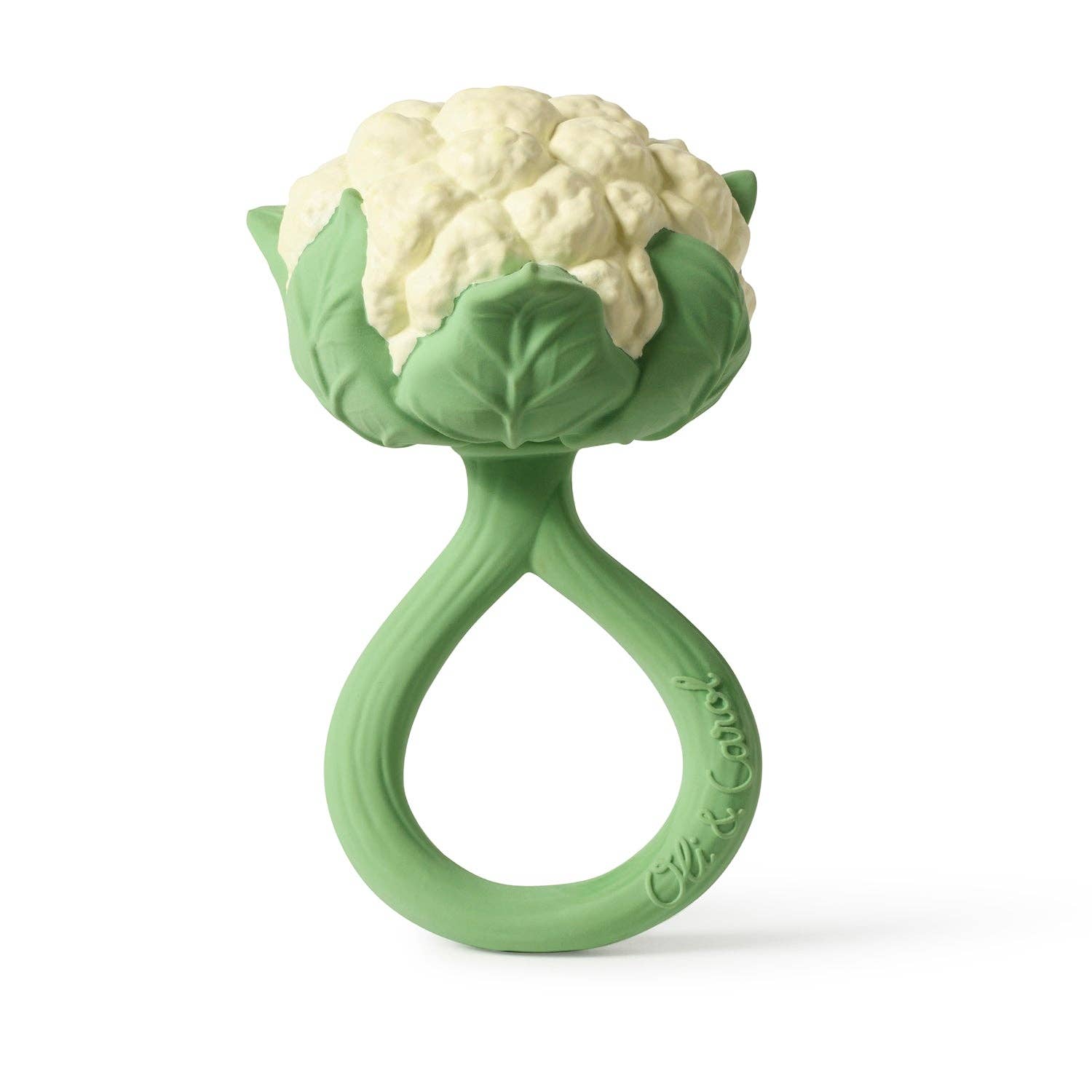 Cauliflower Teething Rattle - Magnolia BabyTeether