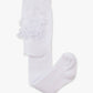 White Footed Ruffled Tights