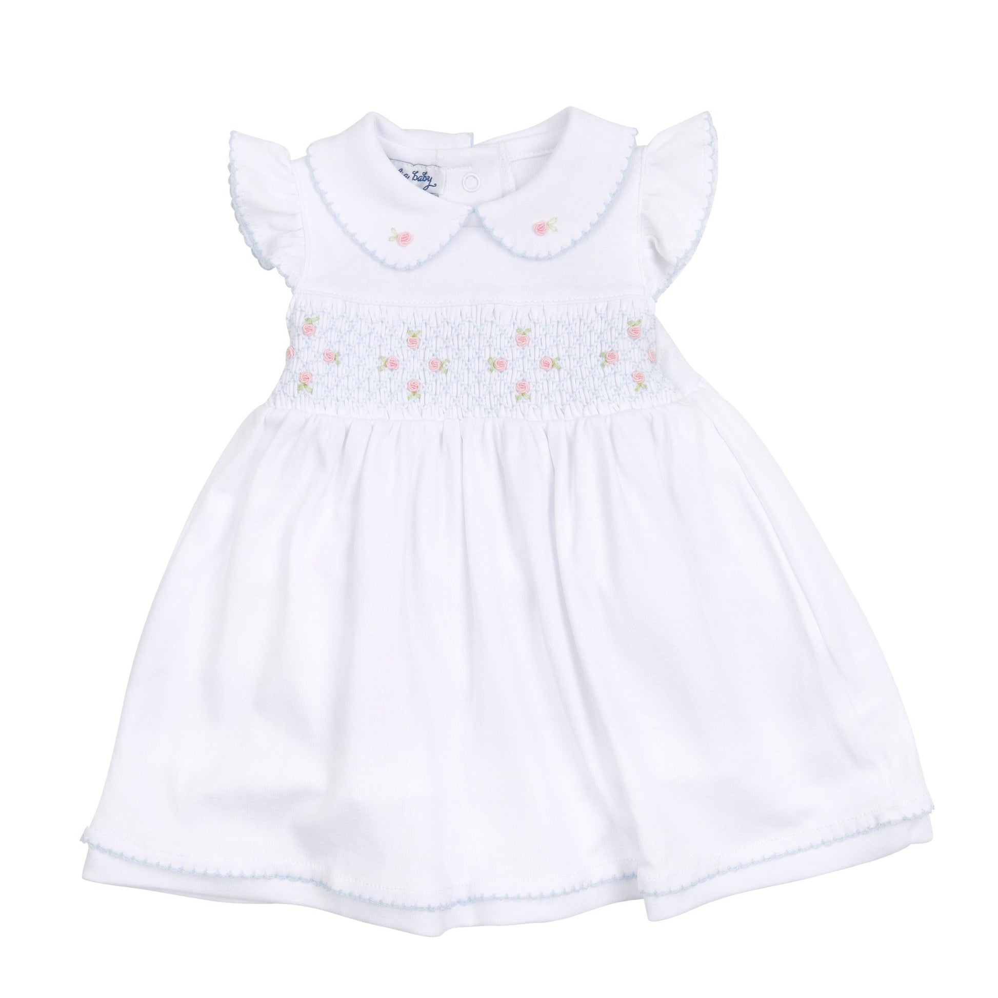 Charlotte's Classics Smocked Dress - Sky Blue - Magnolia BabyDress