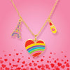 Charming Whimsy Necklace - Paris Heart - Magnolia BabyNecklace