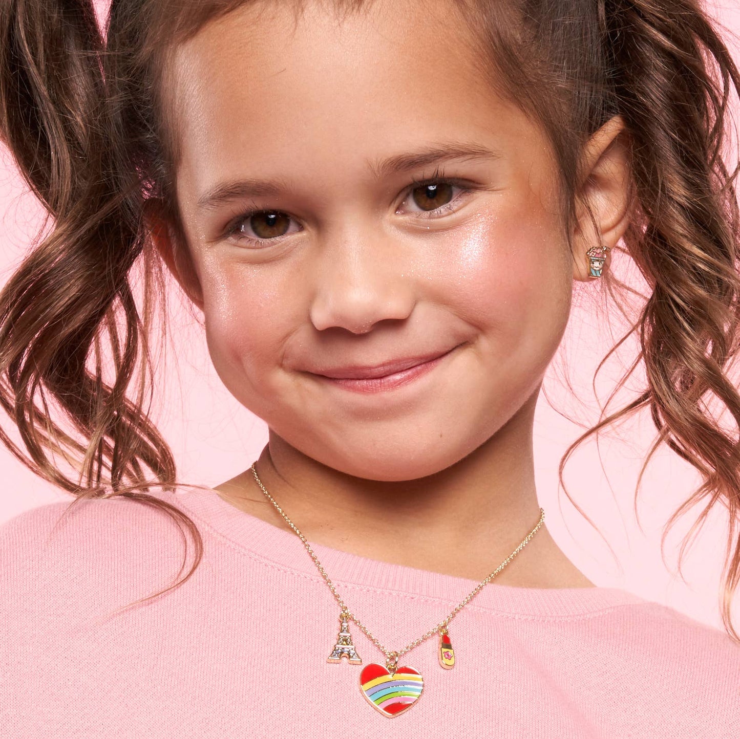 Charming Whimsy Necklace - Paris Heart - Magnolia BabyNecklace