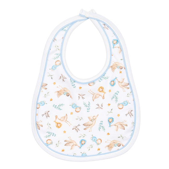 Cherished Arrivals Bib - Blue by Luna and Arlo - Magnolia BabyBib