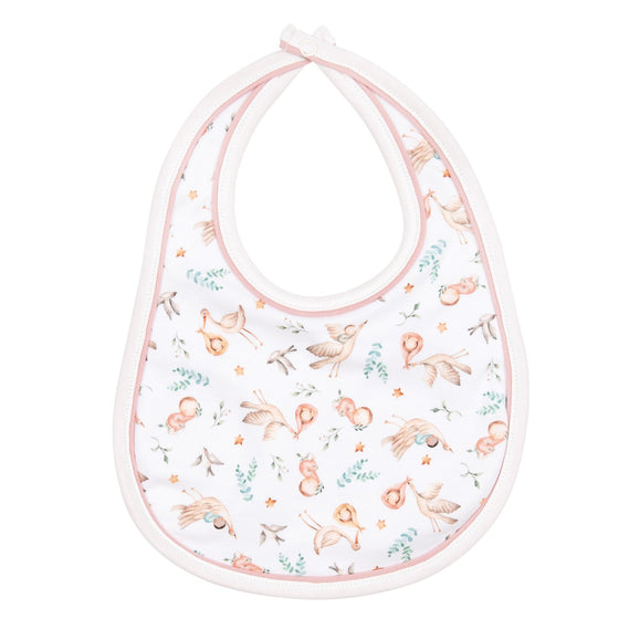 Cherished Arrivals Bib - Dusty Rose by Luna and Arlo - Magnolia BabyBib