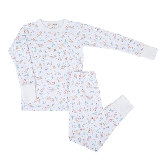 Cherished Arrivals Long Pajamas - Dusty Rose by Luna and Arlo - Magnolia BabyLong Pajamas