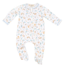  Cherished Arrivals Zip Footie - Blue by Luna and Arlo - Magnolia BabyFootie