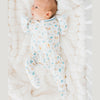 Cherished Arrivals Zip Footie - Blue by Luna and Arlo - Magnolia BabyFootie