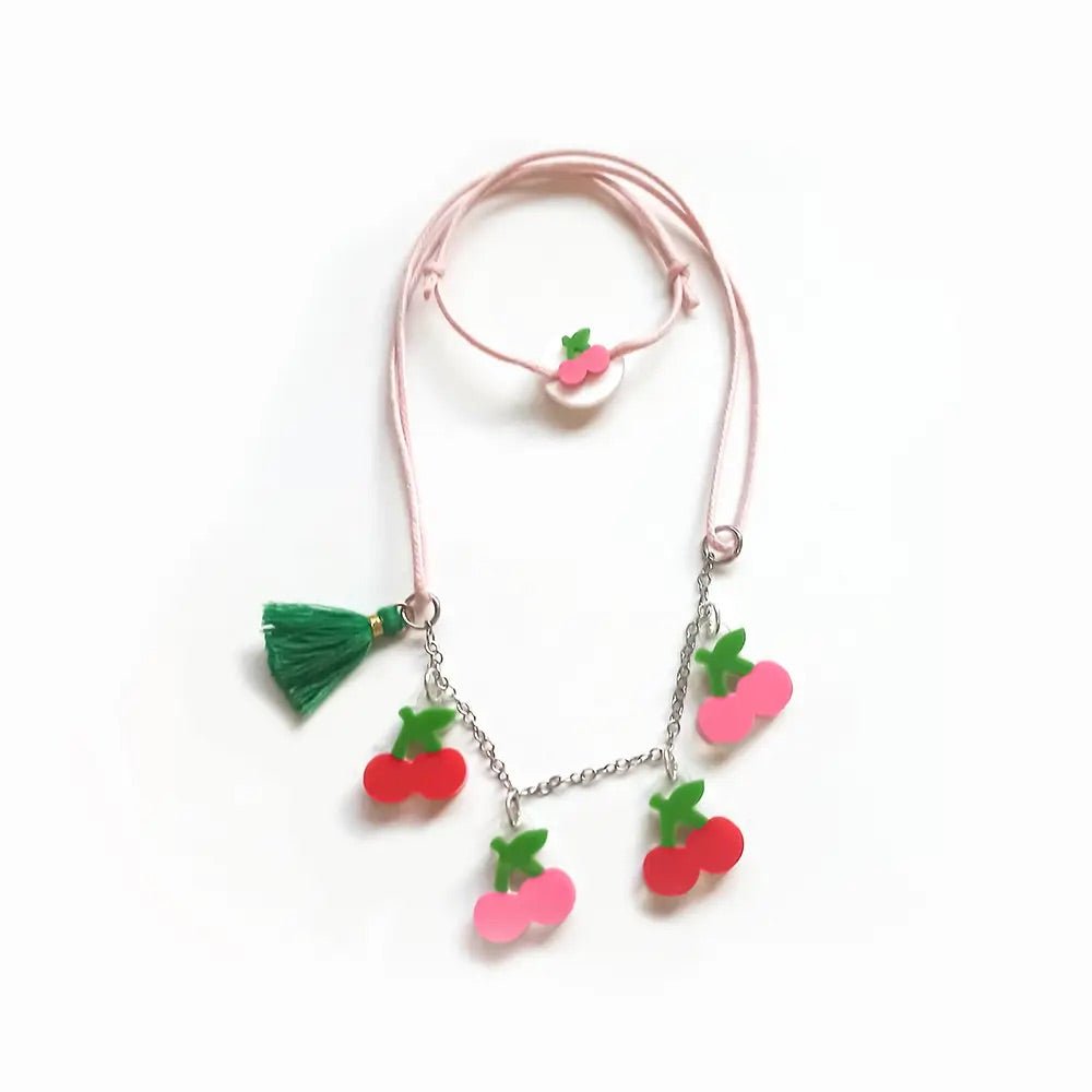 Cherries Necklace - Magnolia BabyNecklace