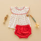 Cherry Grove Ruffle Diaper Cover Set - Magnolia BabyDiaper Cover