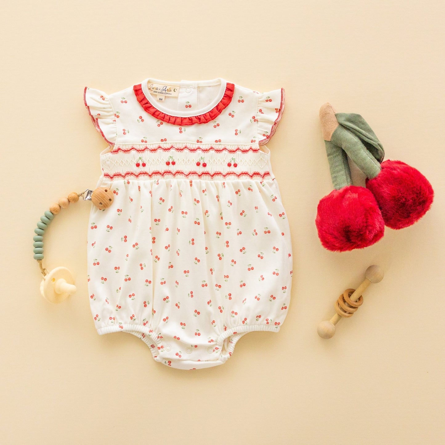 Cherry Grove Smocked Bubble - Magnolia BabyBubble