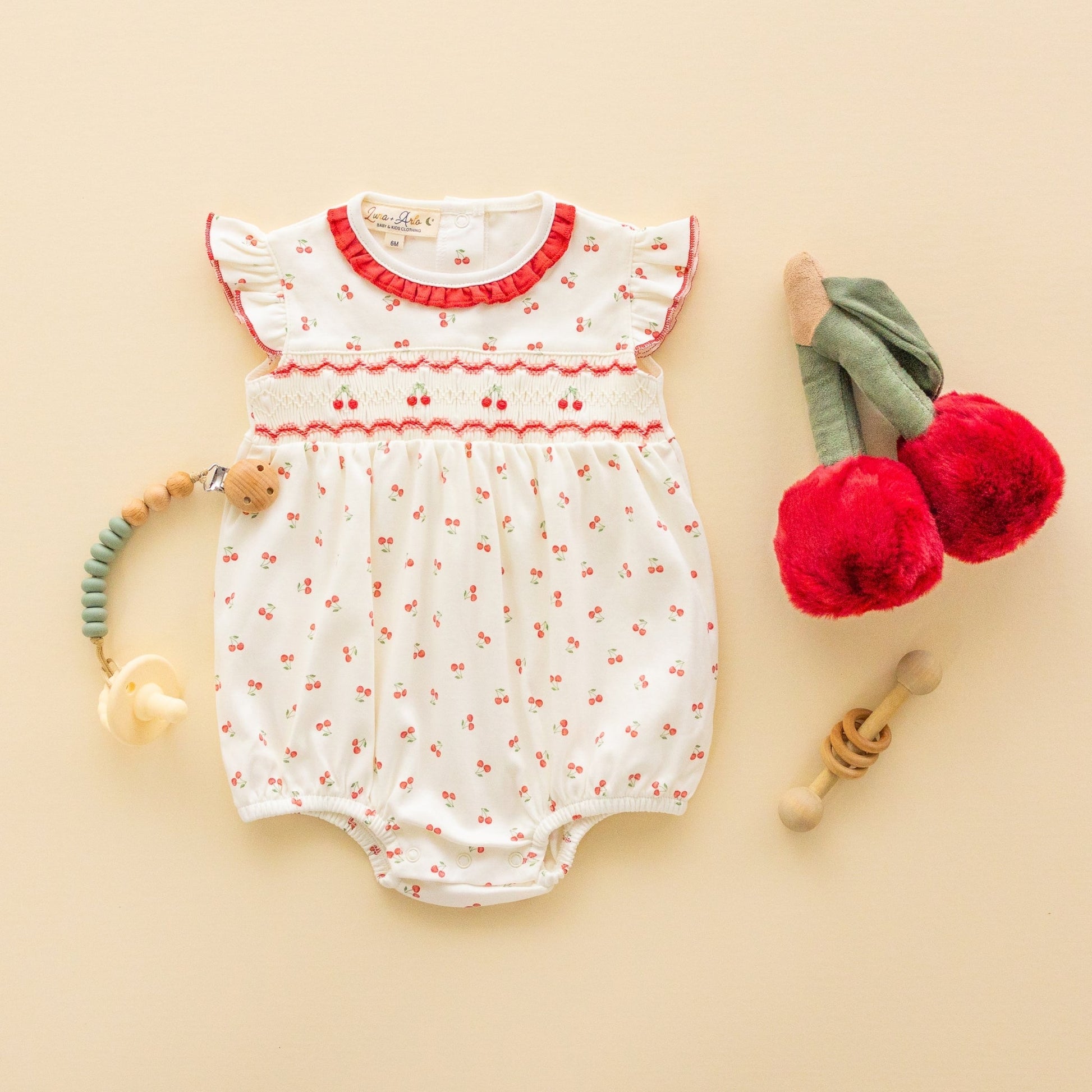 Cherry Grove Smocked Bubble - Magnolia BabyBubble