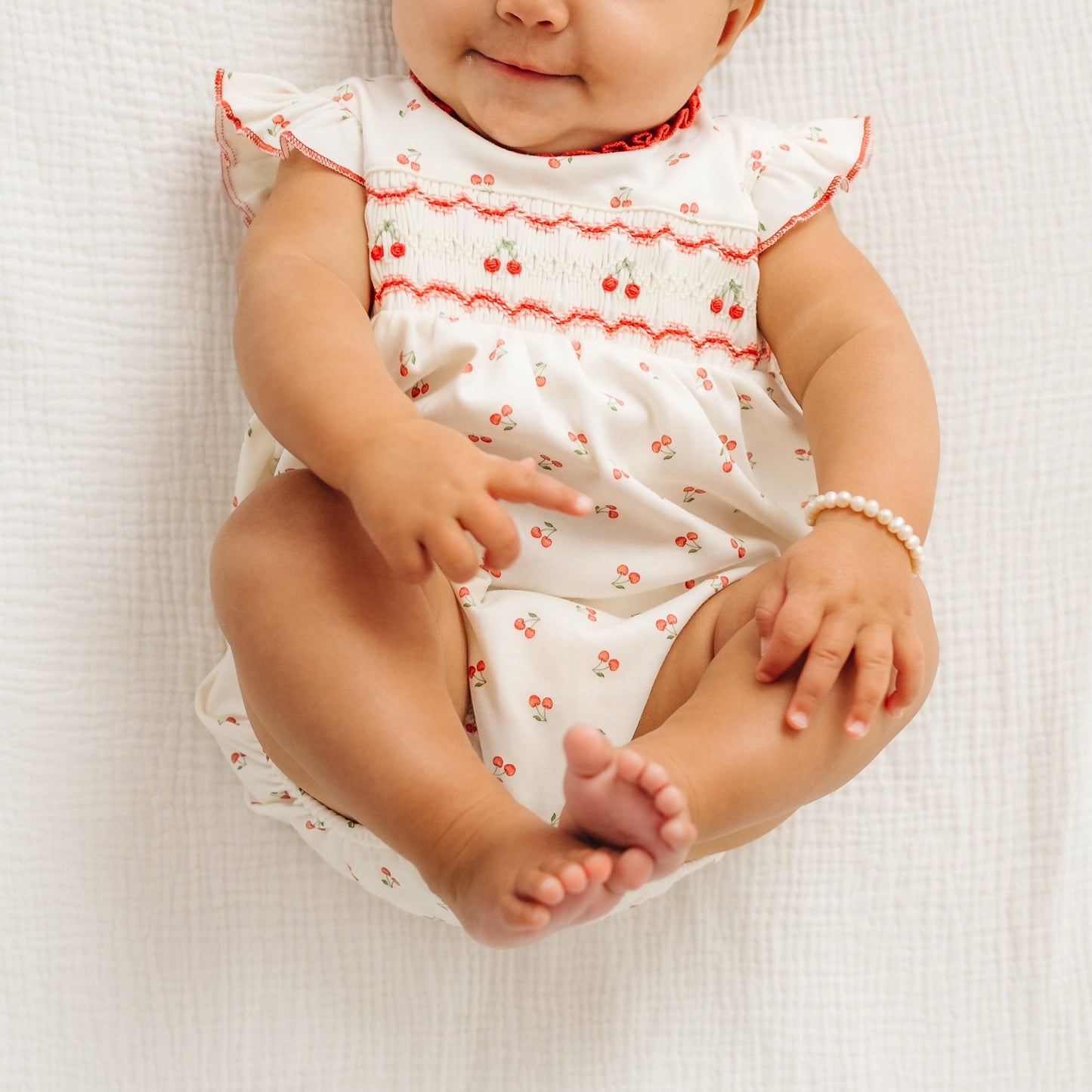 Cherry Grove Smocked Bubble - Magnolia BabyBubble