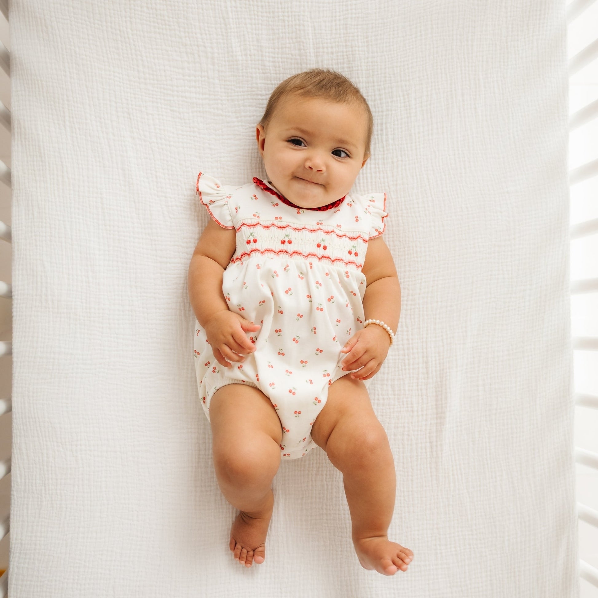 Cherry Grove Smocked Bubble - Magnolia BabyBubble