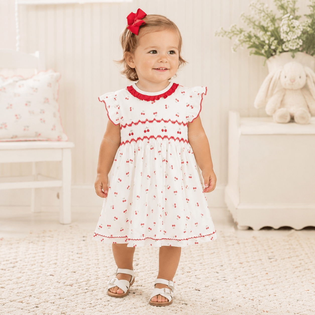Cherry Grove Smocked Dress - Magnolia BabyDress
