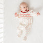 Cherry Grove Smocked Footie - Magnolia BabyFootie