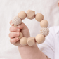Chewable Teething Ring - Tan - Magnolia BabyTeether