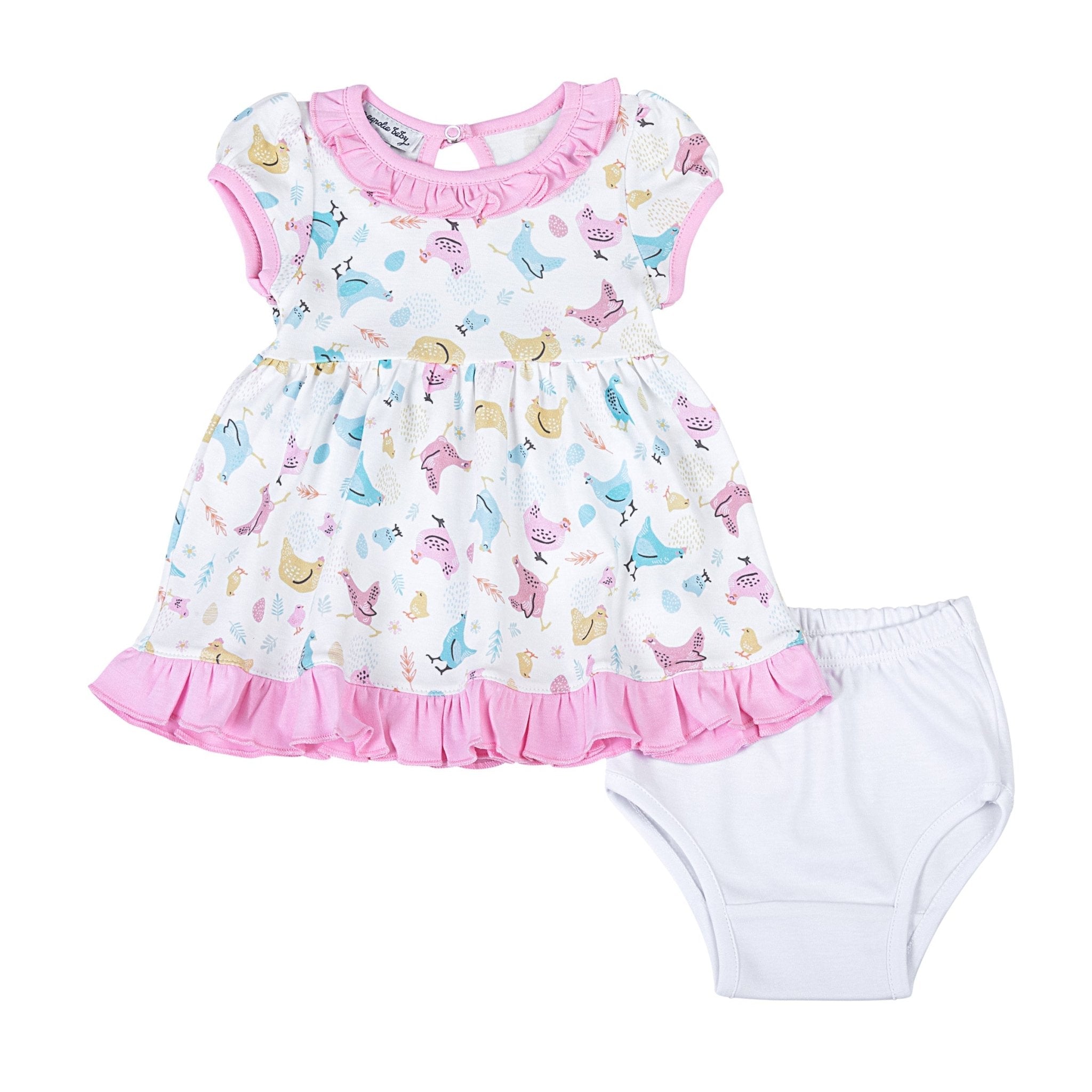 Chickadees Dress - Magnolia BabyDress