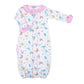 Chickadees Ruffle Converter - Magnolia BabyConverter Gown