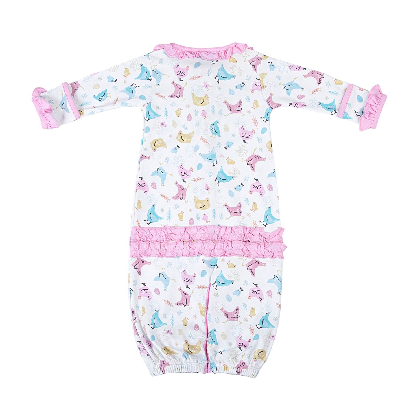 Chickadees Ruffle Converter - Magnolia BabyConverter Gown