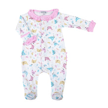  Chickadees Ruffle Footie - Magnolia BabyFootie