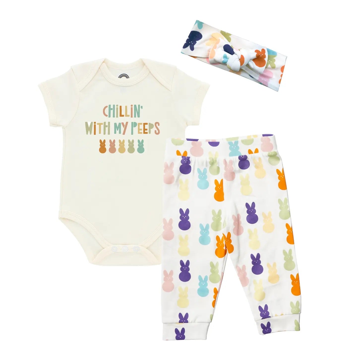 Chillin' with My Peeps Set - Magnolia BabyPant Set
