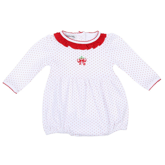 Chloe's Classics Embroidered Long Sleeve Bubble - Magnolia BabyBubble