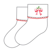  Chloe's Classics Embroidered Socks - Magnolia BabySocks