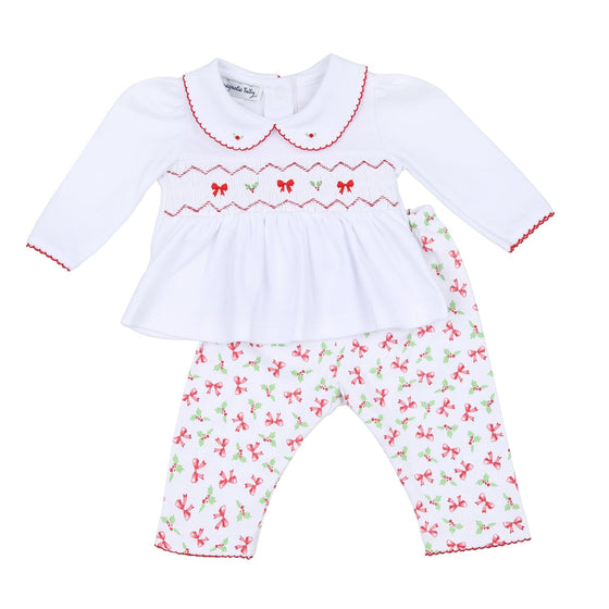 Chloe's Classics Smocked 2pc Pant Set - Magnolia Baby2pc Pant Set