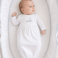 Choo Choo Train Gathered Gown - Magnolia BabyGown