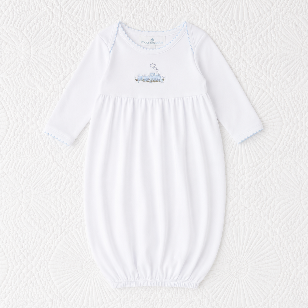 Choo Choo Train Gathered Gown