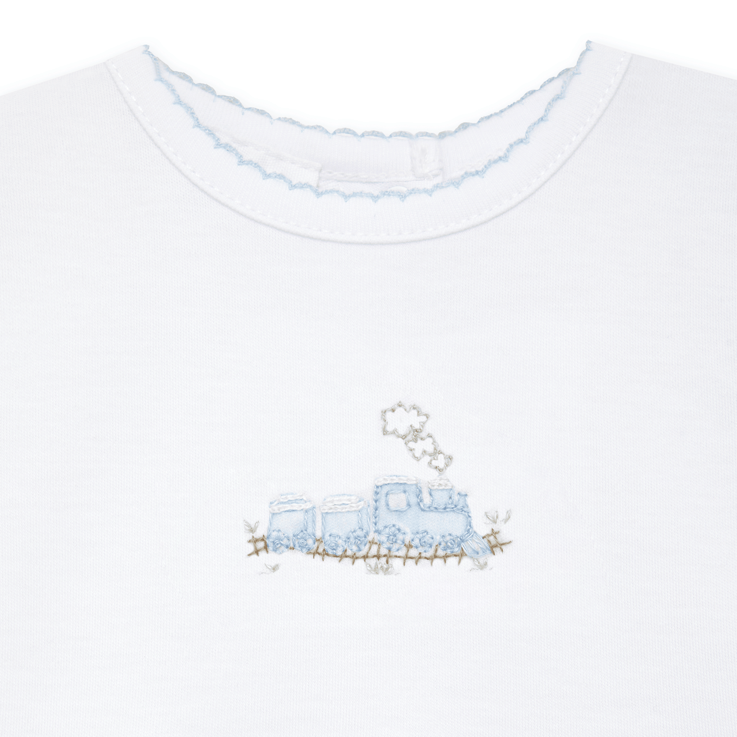 Choo Choo Train Hand - Embroidered Bubble - Magnolia BabyBubble