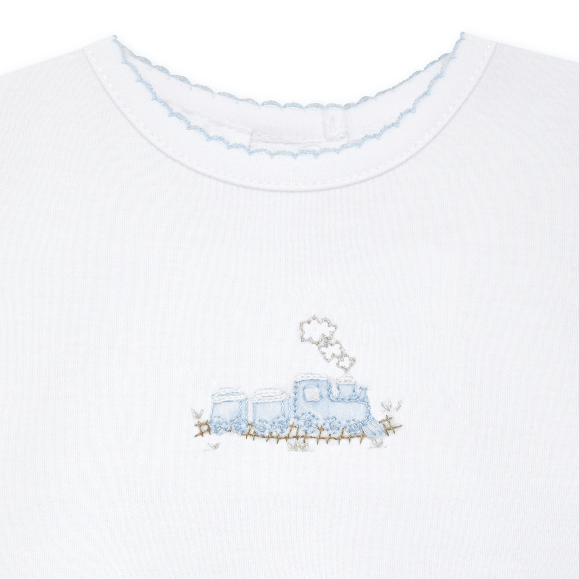 Choo Choo Train Hand - Embroidered Bubble - Magnolia BabyBubble