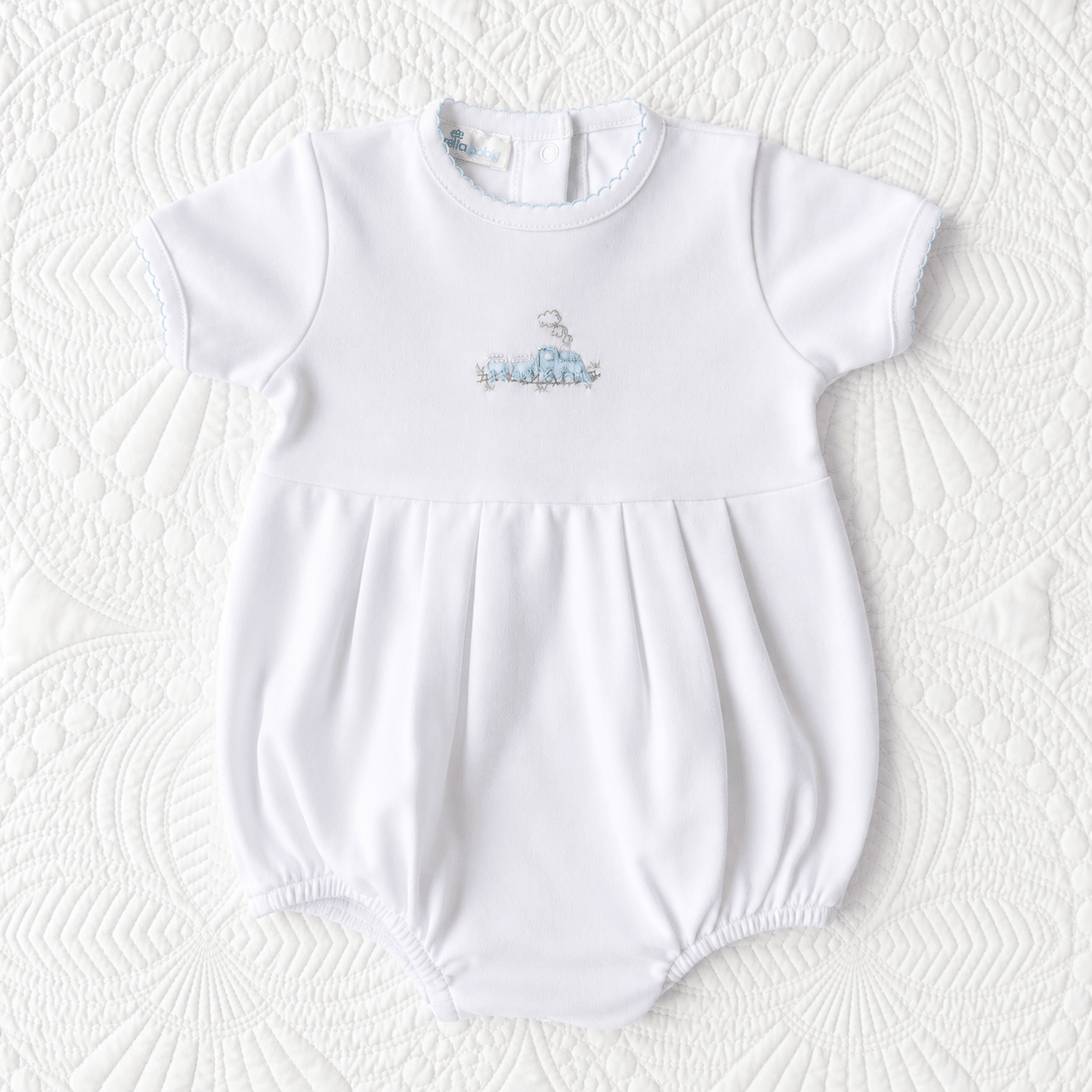 Choo Choo Train Hand - Embroidered Bubble - Magnolia BabyBubble