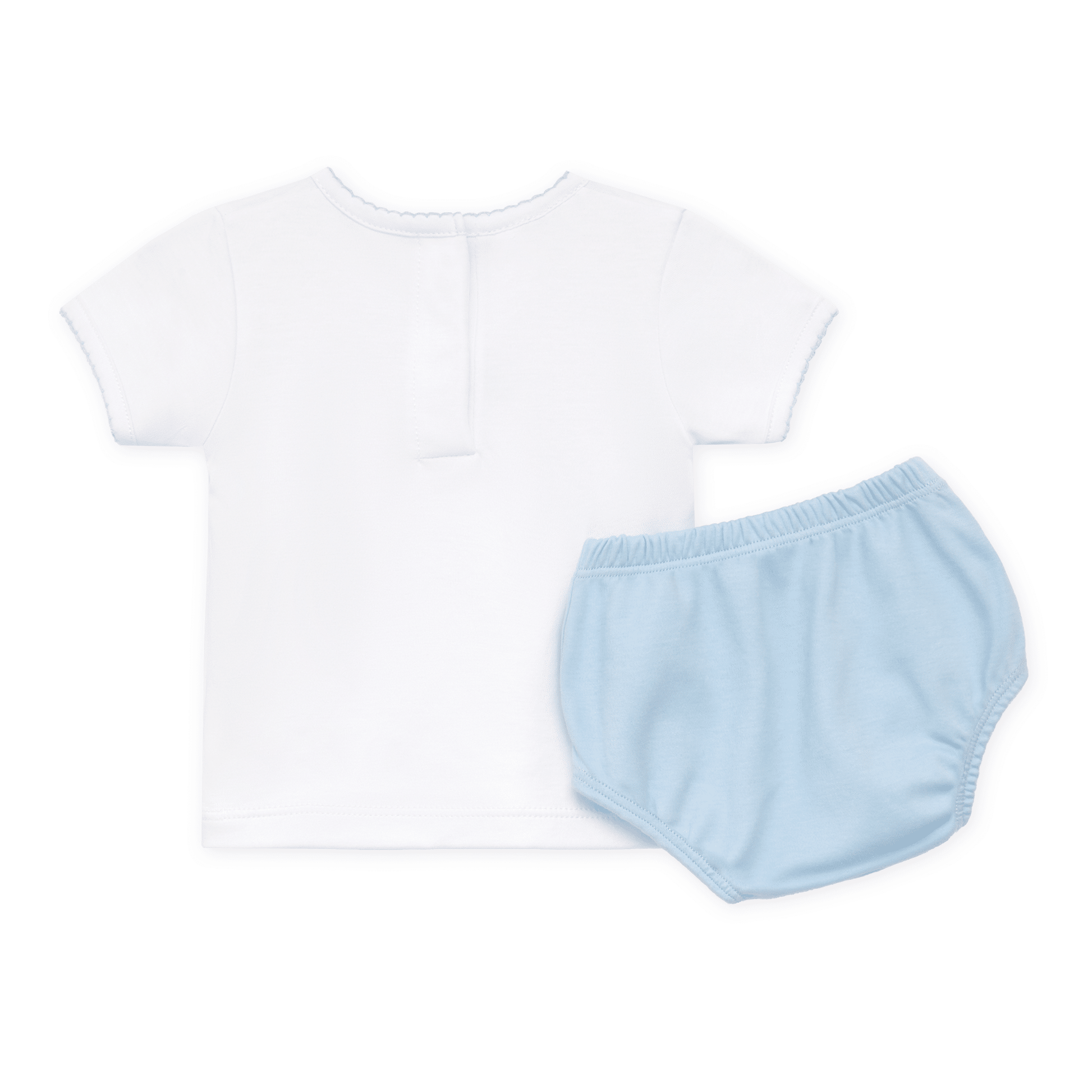 Choo Choo Train Hand - Embroidered Diaper Cover Set - Magnolia BabyDiaper Cover