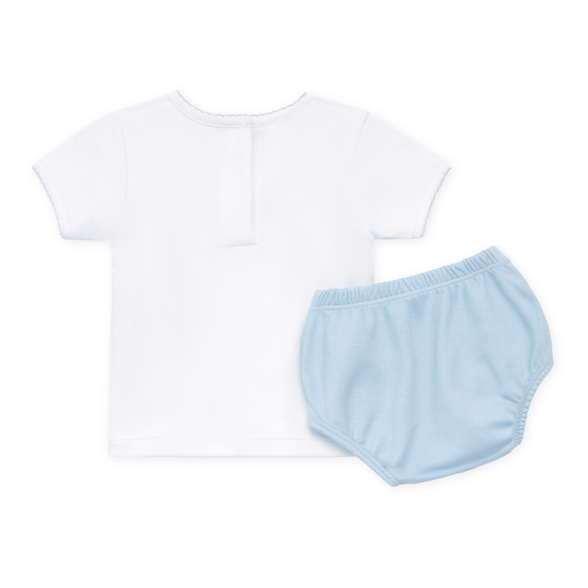 Choo Choo Train Hand - Embroidered Diaper Cover Set - Magnolia BabyDiaper Cover