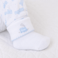 Choo Choo Train Hand Embroidered Socks - Magnolia BabySocks
