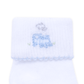 Choo Choo Train Hand Embroidered Socks - Magnolia BabySocks