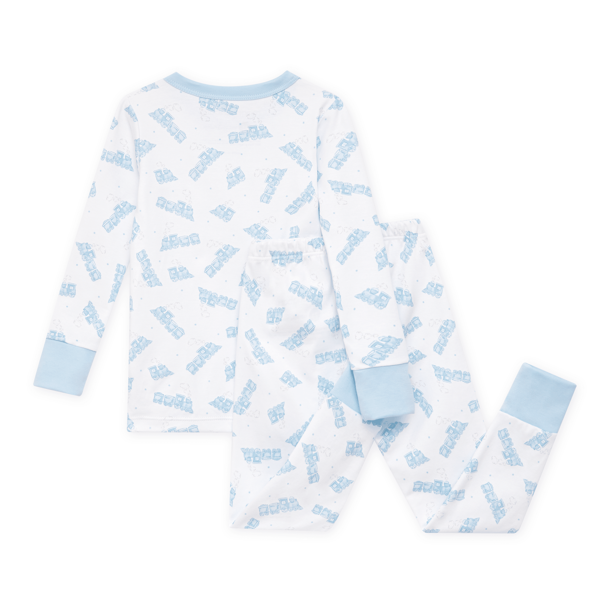 Choo Choo Train Long Pajamas - Magnolia BabyLong Pajamas